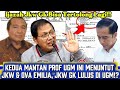 AKHIRNYA TERUNGKAP ‼️ IJAZAH JKW GAK BISA TERTOLONG LAGI, KEDUA MANTAN REKTOR UGM, MINTA JKW JUJUR⁉️