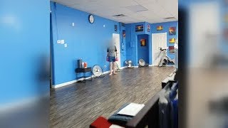 Gym owner, clients shocked by troubled half-nude teen