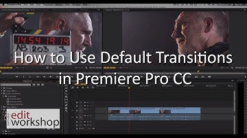 How to Use Default Transitions in Premiere Pro