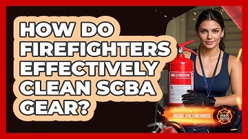 How Do Firefighters Effectively Clean SCBA Gear? - Inside the Firehouse