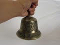 ガンターLLサイズ 金剛鈴 九鈷鈴 チベットベル チベット密教法具 浄化 魔除け Ganter Tibetan bell 2L Size