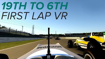 Crazy first lap in VR - F3 iRacing Suzuka