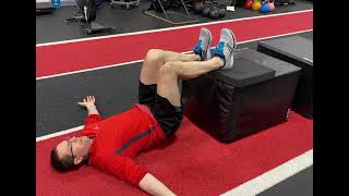 Bench Hamstring Bridge w/Pad