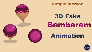 Fake 3D Bambaram Animation using After Effects | cycle animation