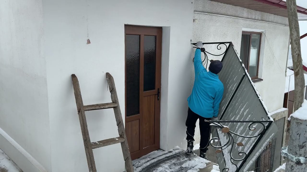 Storm Aftermath Snow and Wind Crushed the Roof! Urgent Repair 🔨❄️