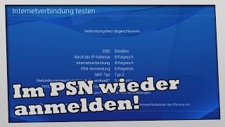 Im PSN wieder anmelden und endlich wieder ZOCKEN können! So geht es!