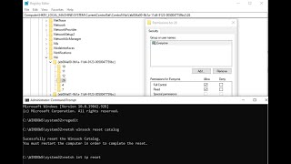 Internet Connected but No Internet Access Windows 10 netsh Winsock Reset Fix