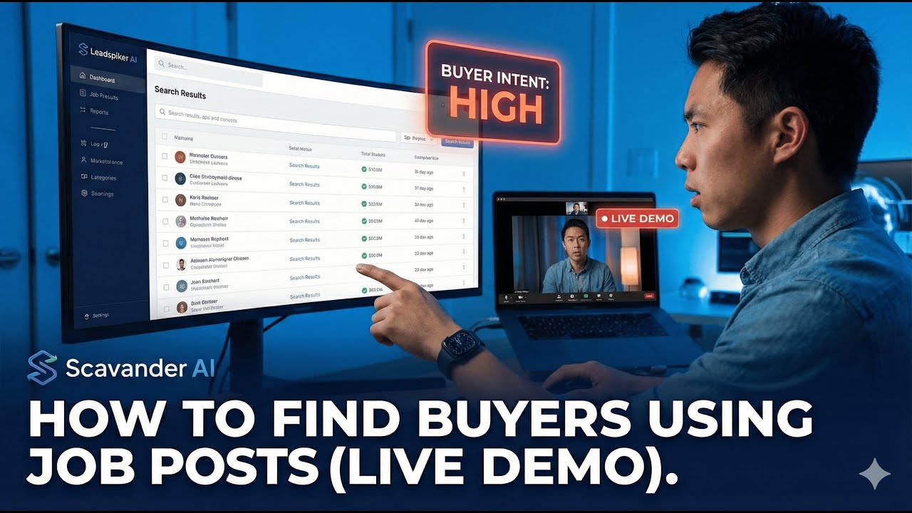 How to Find Buyers Using Job Posts (Live Demo)