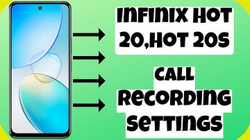 Infinix Hot 20,Hot 20s Call Recording Settings || How to Enable Auto Call Recording