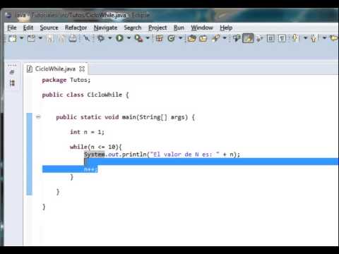 Tutorial Java 4: Ciclo While