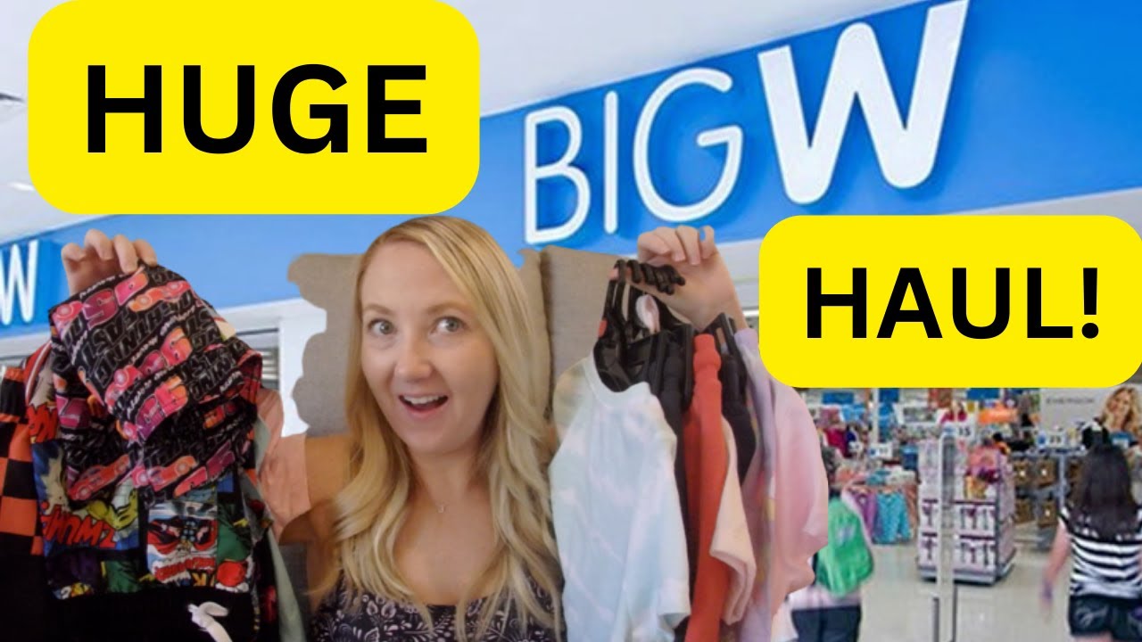 Big W Australia Haul! HUGE SAVINGS ON CLEARANCE ITEMS! YouTube