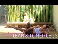 LEAN & TONED LEGS | 10 Minute Ballet/Pilates Workout (No Equipment)