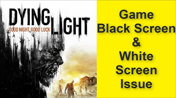How to Fix Dying Light Game Black Screen Issue - Game White Screen Issue 2025