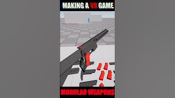 VR Devlog - Modular weapons #shorts #vr #quest2 #quest3 #unrealengine #devlog #vrgaming