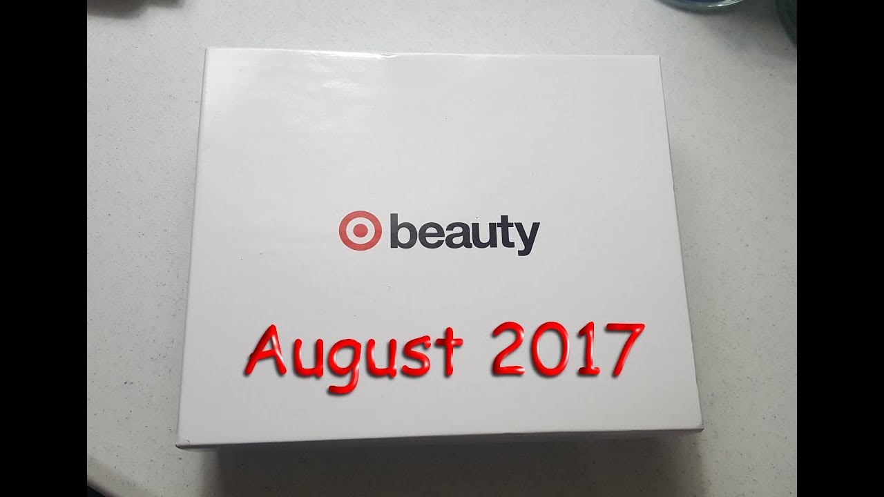 Target Beauty Box - August 2017