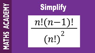 Famous How to Simplify Factorial Expressions Profile