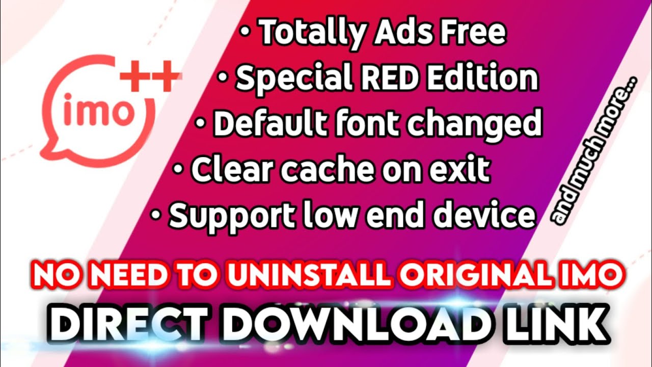 Special imo Mod Apk Ads Free imo Latest Mod apk