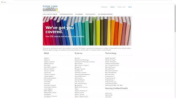 Tutor.com Tutorial