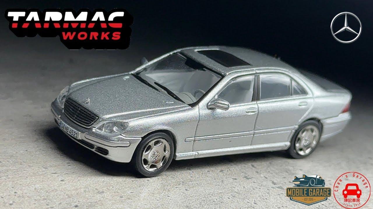 当時物◼️AMG19インチ◼️2ピース ◼️W220全車◼️W140全車◼️稀少色グレー◼️ Tarmac Works GLOBAL64 1:64 平治Mercedes-Benz S-Class W220