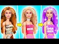 BROKE vs RICH vs GIGA RICH BARBIE | Extreme Beauty Doll Makeover | Dolls Come To Life by TeenVee