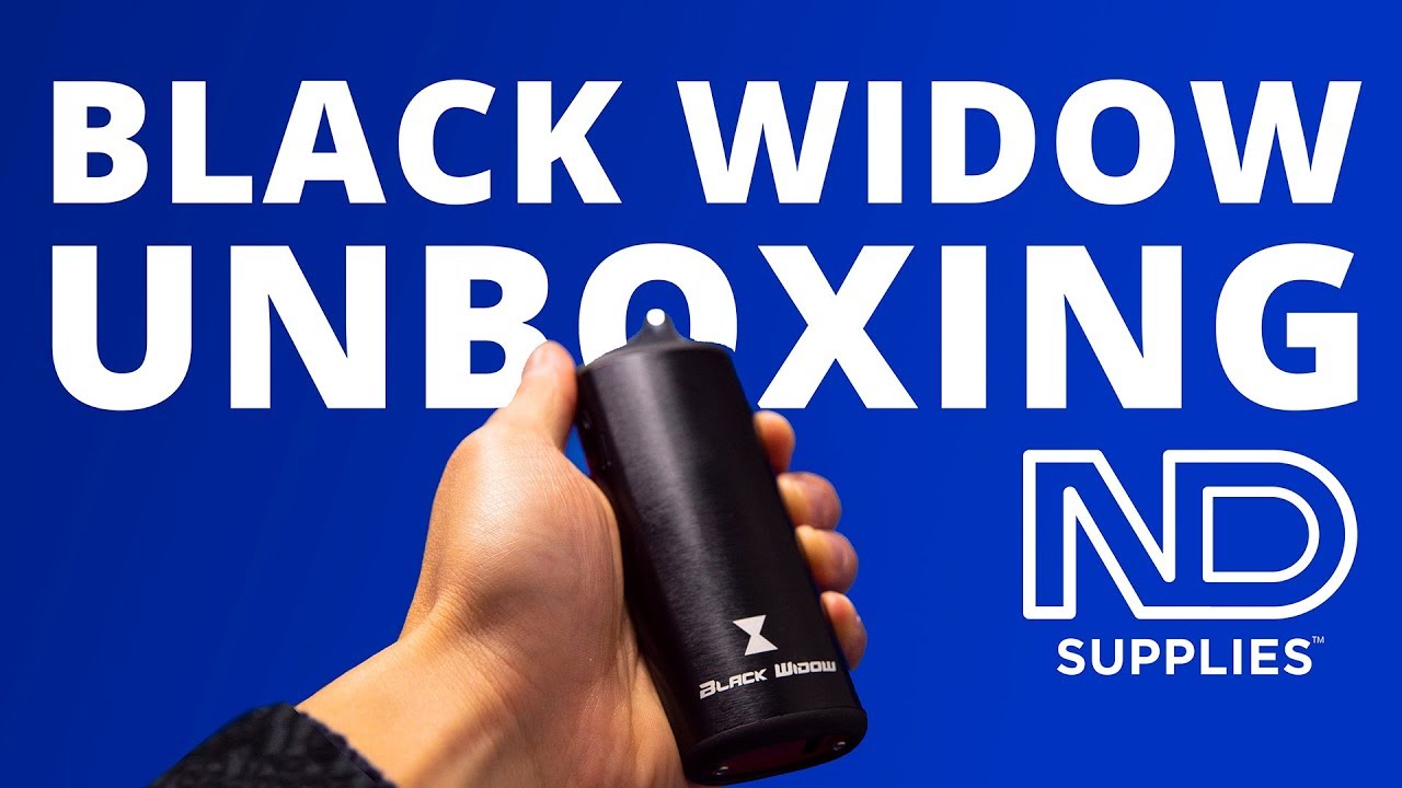 Vaporizer Unboxing | Kingtons Black Widow Vape | ND Supplies