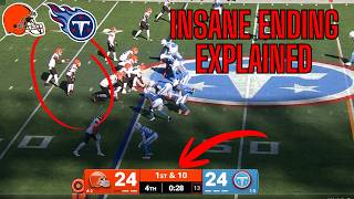 The Browns vs Titans ENDING Was ABSOLUTE CINEMA... | FULL ENDING EXPLAINED |