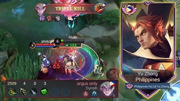 HOW TO COUNTER A DOMINATING DYRROTH IN EARLY GAME?! WATCH THIS! | YU ZHONG TOP PH - MLBB