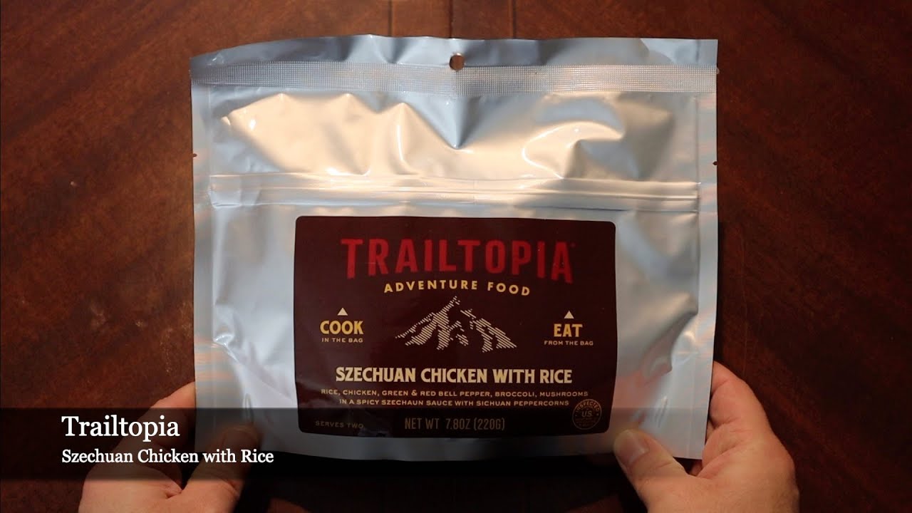 MRE Review | Trailtopia | Szechuan Chicken with Rice