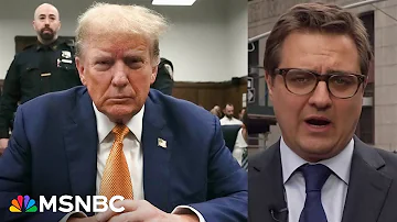 Trump's eyes were 'closed most of the morning': Chris Hayes takes us inside the courtroom