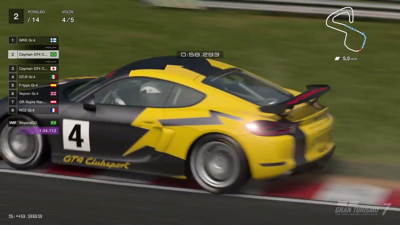 Porsche 718 Cayman GT4 - Brands Hatch | #87