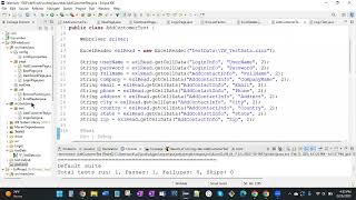 Data Driven Framework with Excel, Click on AreYouSure-OK.