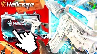 ALL IN CASE BATTTLE AND...?! HELLCASE PROMO CODE 2025 ! HELLCASE 2025