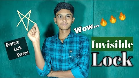 Gesture 🔐 (Lock) Screen.  How to Set Gesture Lock Screen on Any SmartPhone?????