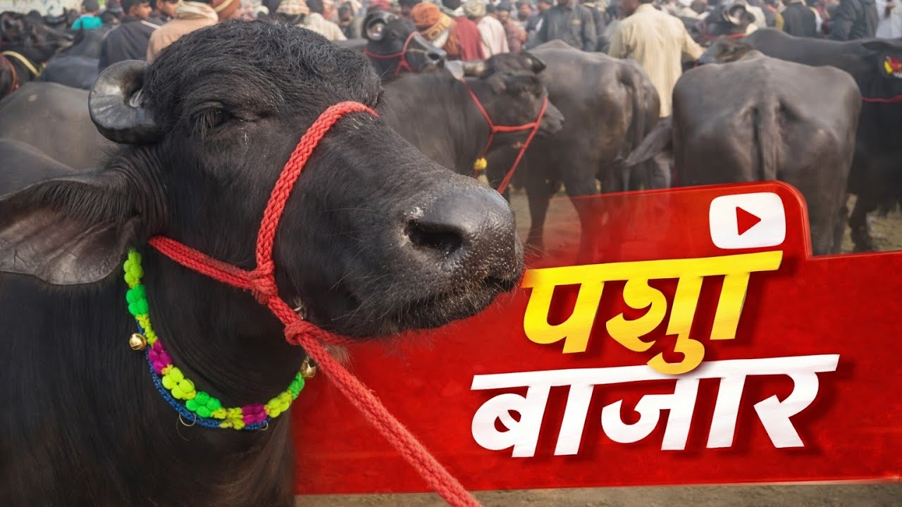 मंडियाई पशु बाजार सरधना (मेरठ)|| सस्ती और अच्छी भैंस या से ले || 19/01/2026 || dairy farm #viral