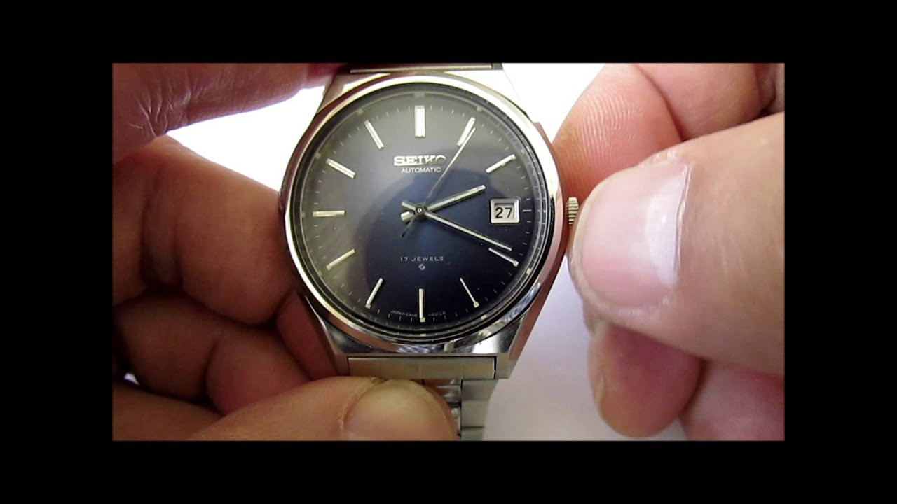 Seiko Automatic Vintage Wristwatch Calibre 6308 - YouTube