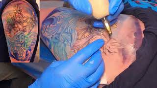 king Neptune / Tattoo time lapse