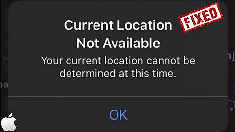 iPhone or iPad Says Your Current Location Cannot be Determined at this Time in iOS 14.7