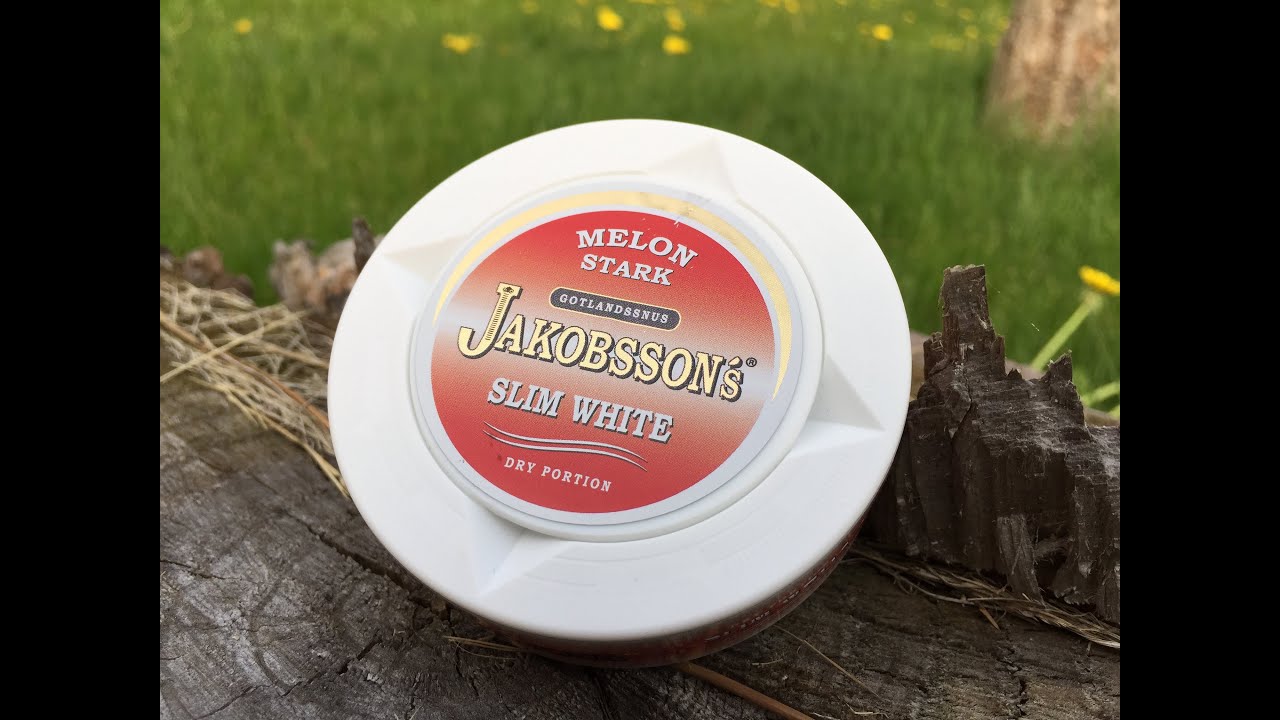 SnusCENTRAL Jakobssons Melon Strong Slim White Dry Portion Snus Review