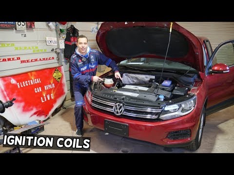 VW TIGUAN IGNITION COIL COILS LOCATION REPLACEMENT EXPLAINED. VOLKSWAGEN TIGUAN