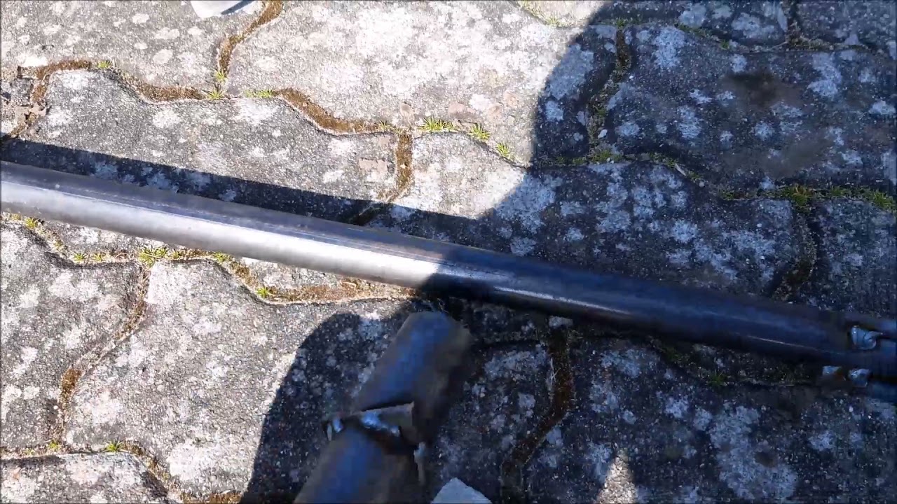 Telefonkabel verlegen mit Erdrakete Marke Eigenbau