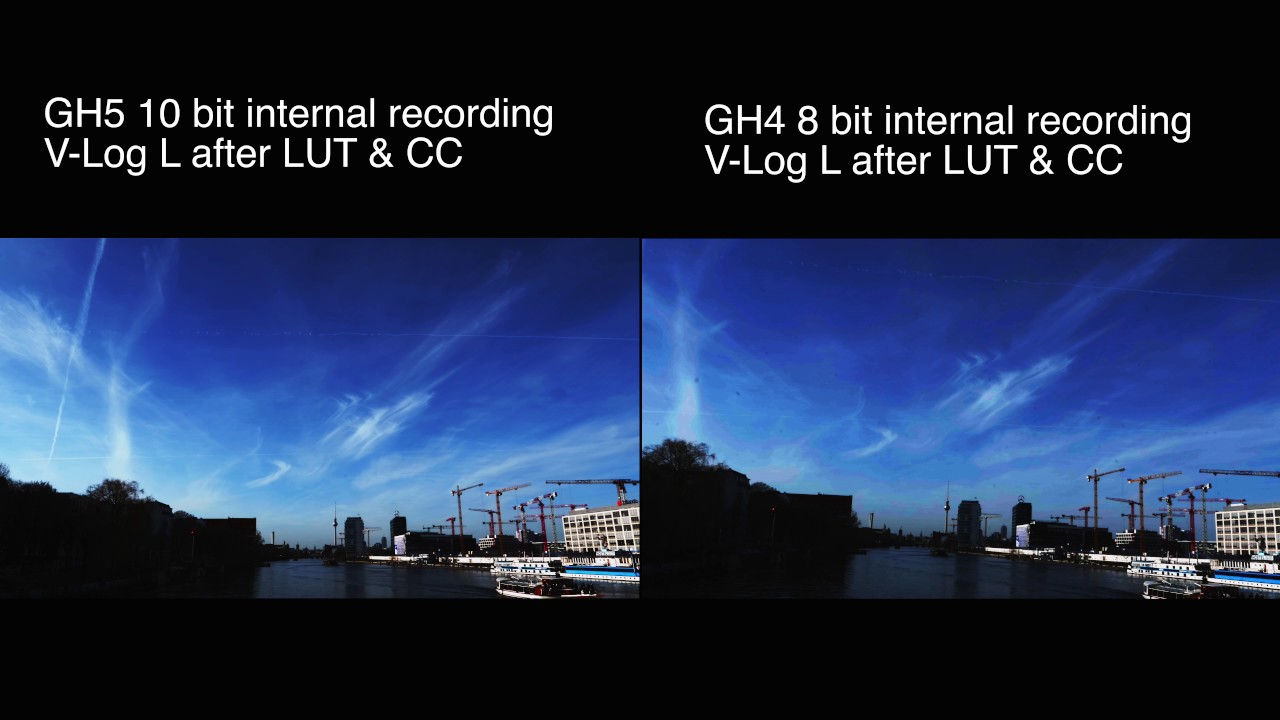 wacht sessie Couscous 8 Bit vs 10 Bit Panasonic GH5 vs GH4 - the difference - YouTube