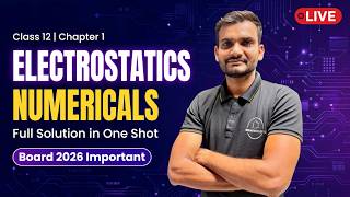 Electrostatics Class 12 LIVE | NCERT Exercise 1.1 to 1.10 | One Shot With Trick | BondwithJeetu