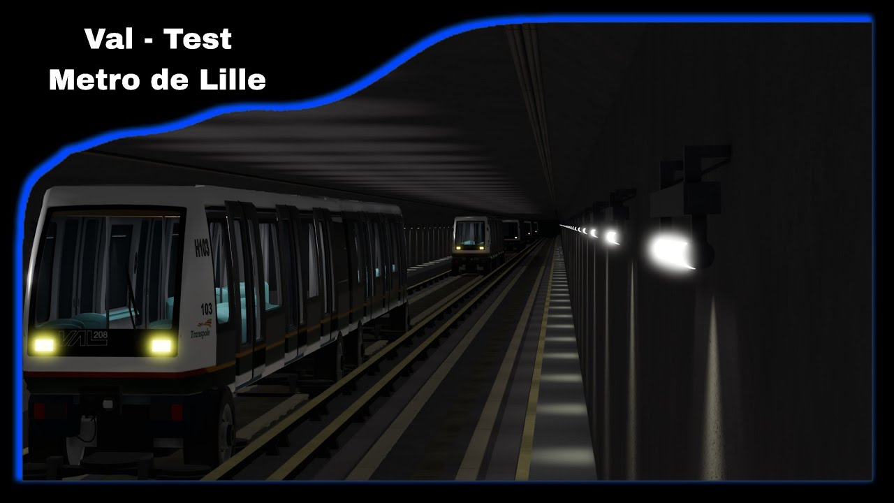 Ligne 1 | VAL - Test [Métro de Lille] | Roblox