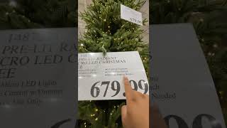 "PRE LIT RADIANT MICRO LED CHRISTMAS TREE" for SALE in Costco #costco