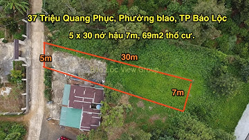[Đã Bán] Đất nền nở hậu trung tâm Phường Blao, TP Bảo Lộc, Lâm Đồng