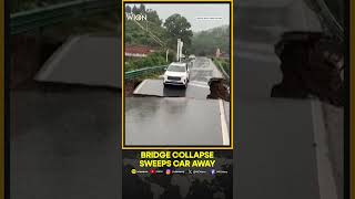 Eyewitness Video Captures Moment Car Falls Into Fast-Flowing River After Bridge Gives Way in China