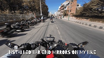 HOW I INSTALLED BAR END MIRRORS ON RTR 200 4V ||