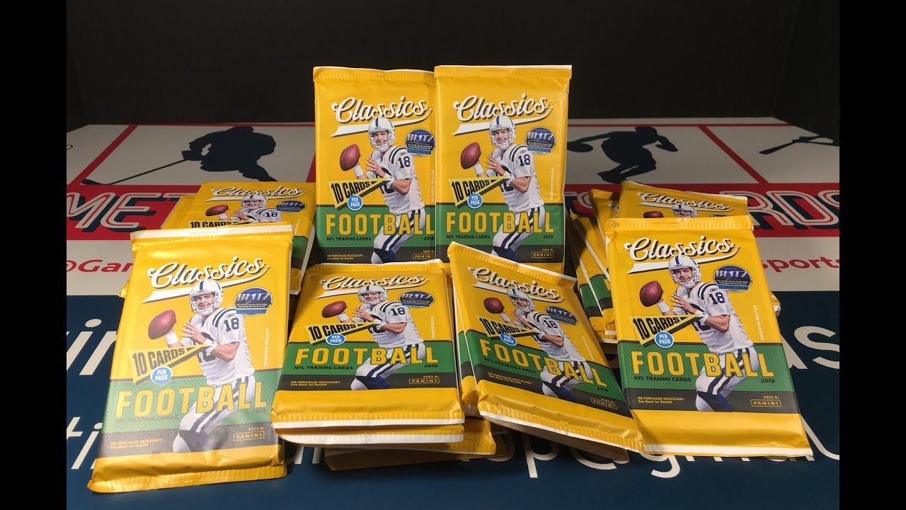 2018 Panini Classics Football Break - Cracking Into 20+ Packs