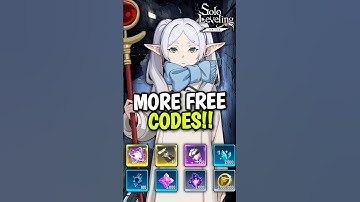 7 ACTIVE REDEEM CODES IN SOLO LEVELING: ARISE #sololevelingarise #sungjinwoo #frieren #stark #fern