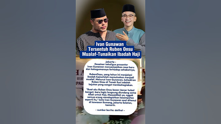 Ivan Gunawan Tersentuh Ruben Onsu Jadi mualaf #artisviral #beritaartis #artis #artistiktok #short